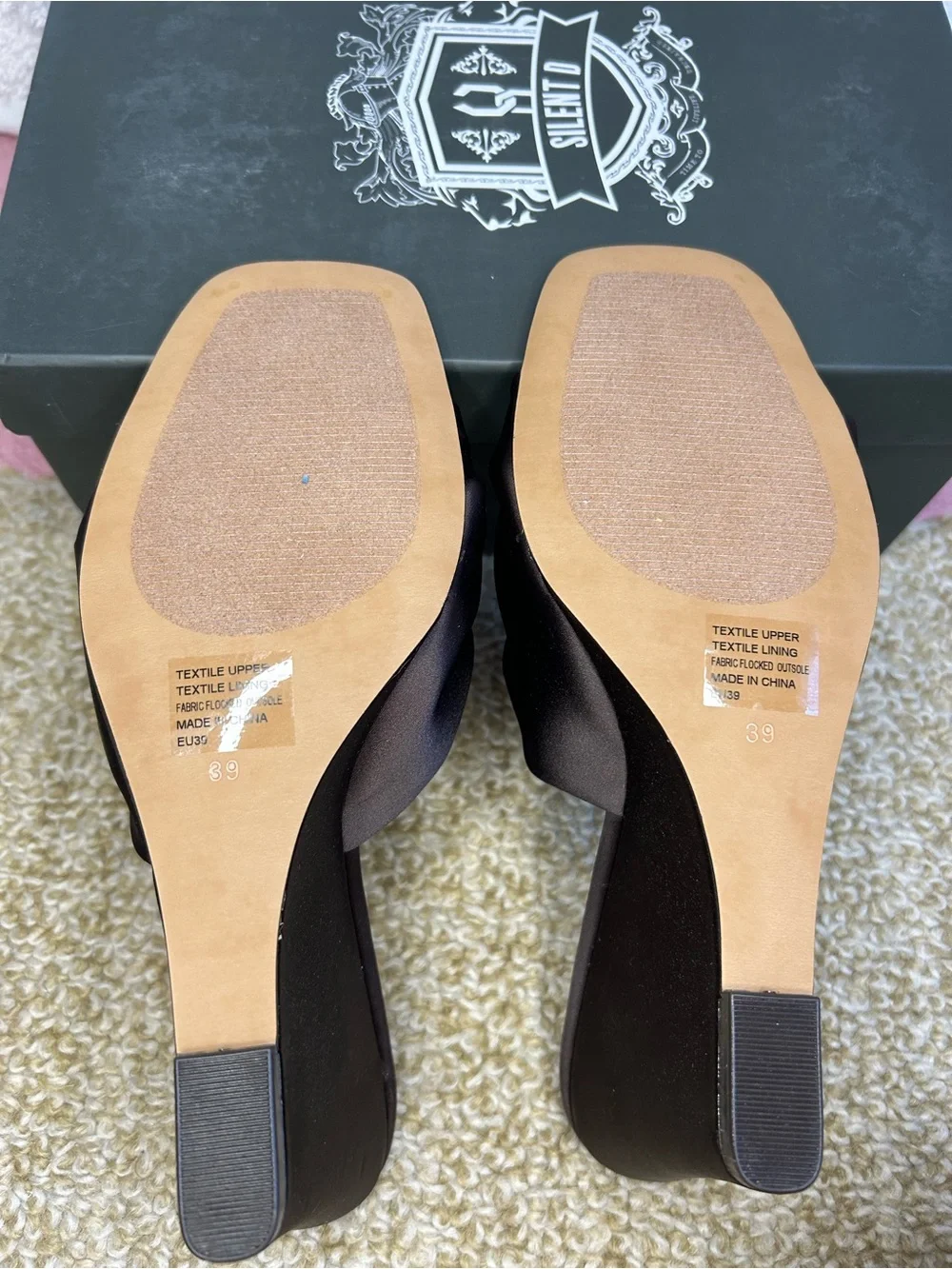 Anthropologie Silent D Katia Wedges Satin